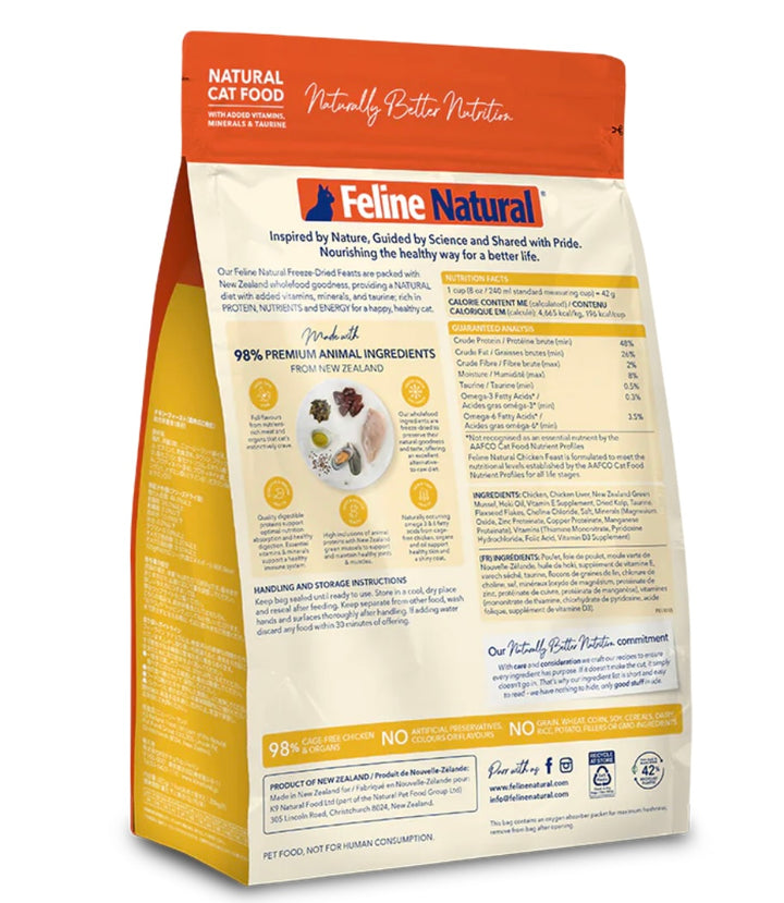 Feline Natural - Freeze Dried Cat Food - Chicken Feast