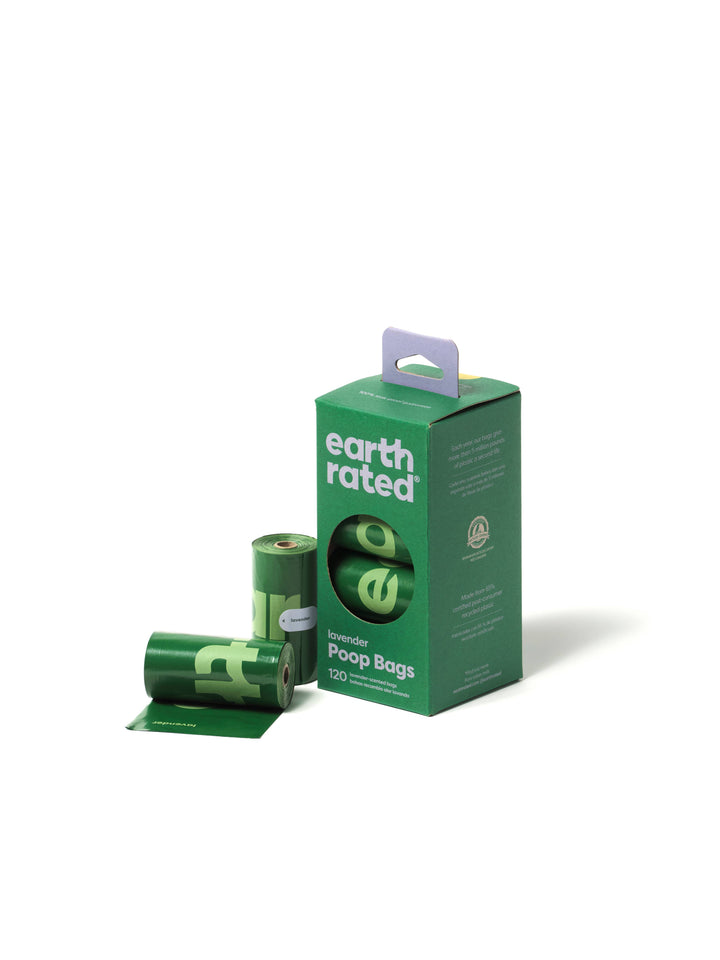 Lavender Poop Bags (120 ct, 8 Refill Rolls)