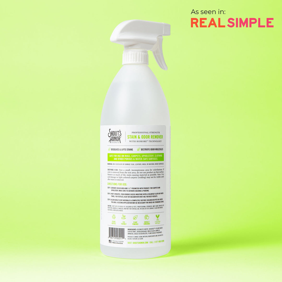 Professional Strength Pet Stain & Odor Remover