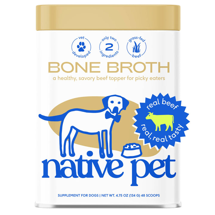 Beef Bone Broth Powder, Grain-Free Food Topper