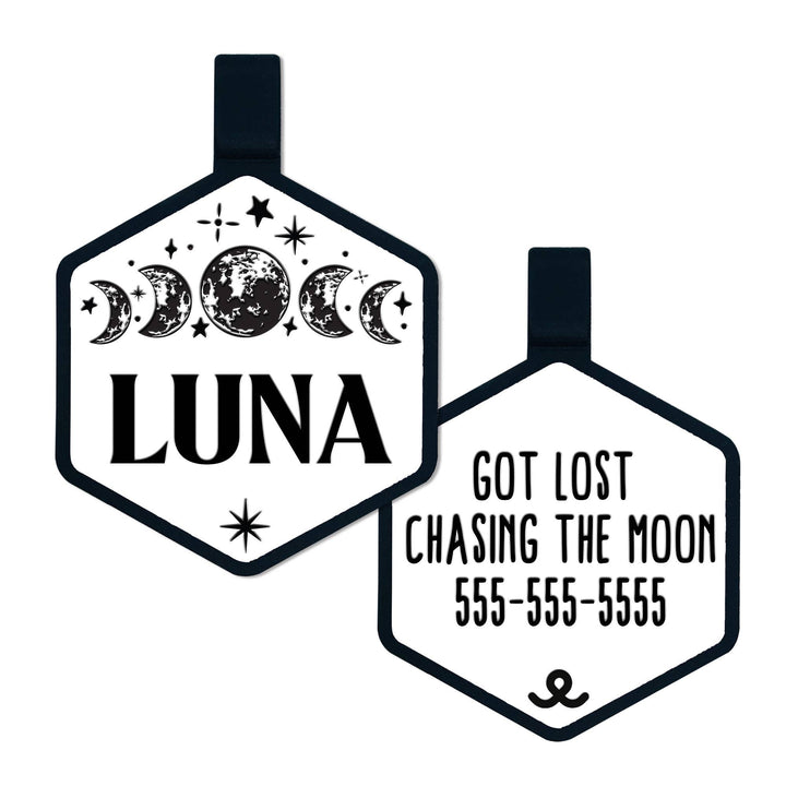 Moonstruck Silicone Dog ID Tag