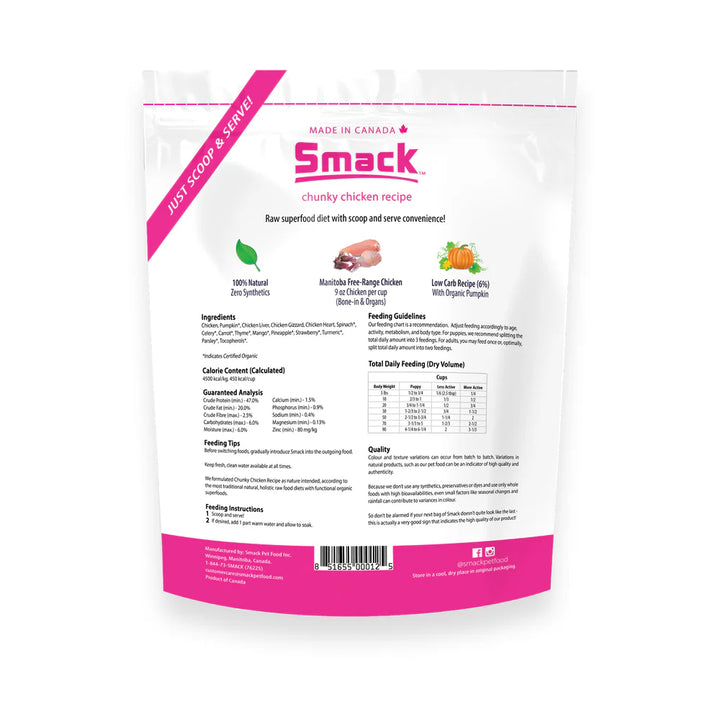 Chunky Chicken- Raw Dehydrated Superfood for Dogs