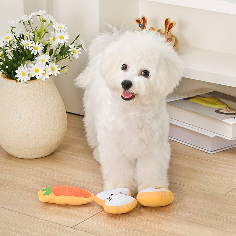 HugSmart Pet - Hoppin' Easter | Easter Cookies-Dog Plush Toy