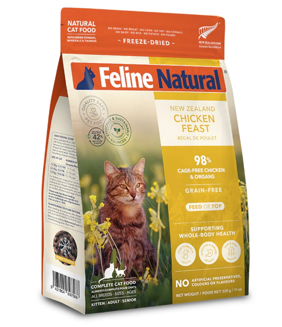 Feline Natural - Freeze Dried Cat Food - Chicken Feast