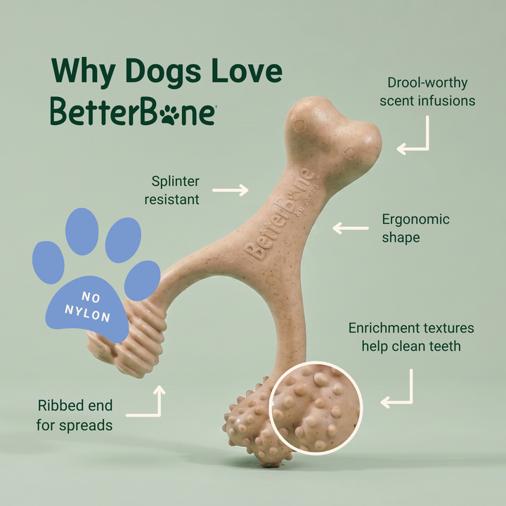 BetterBone Wishbone Plant Based Chew Toy