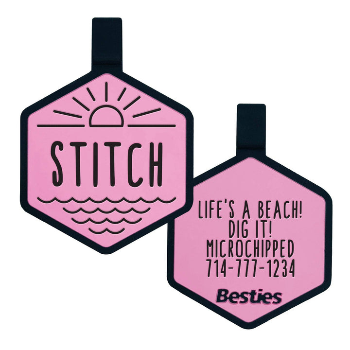 Salt and Sun Silicone Dog ID Tag