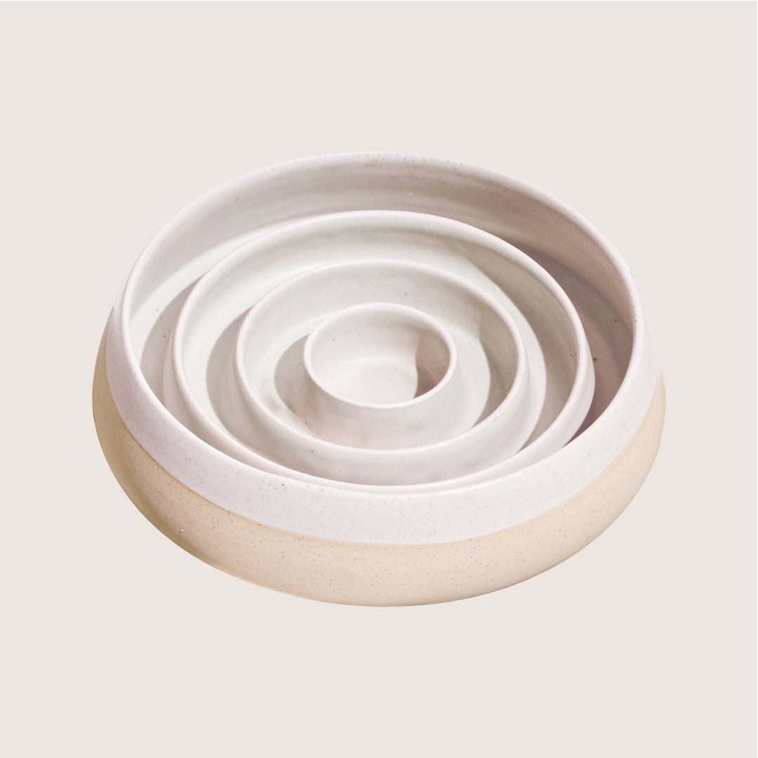 Ceramic Slow Feeder Bowl