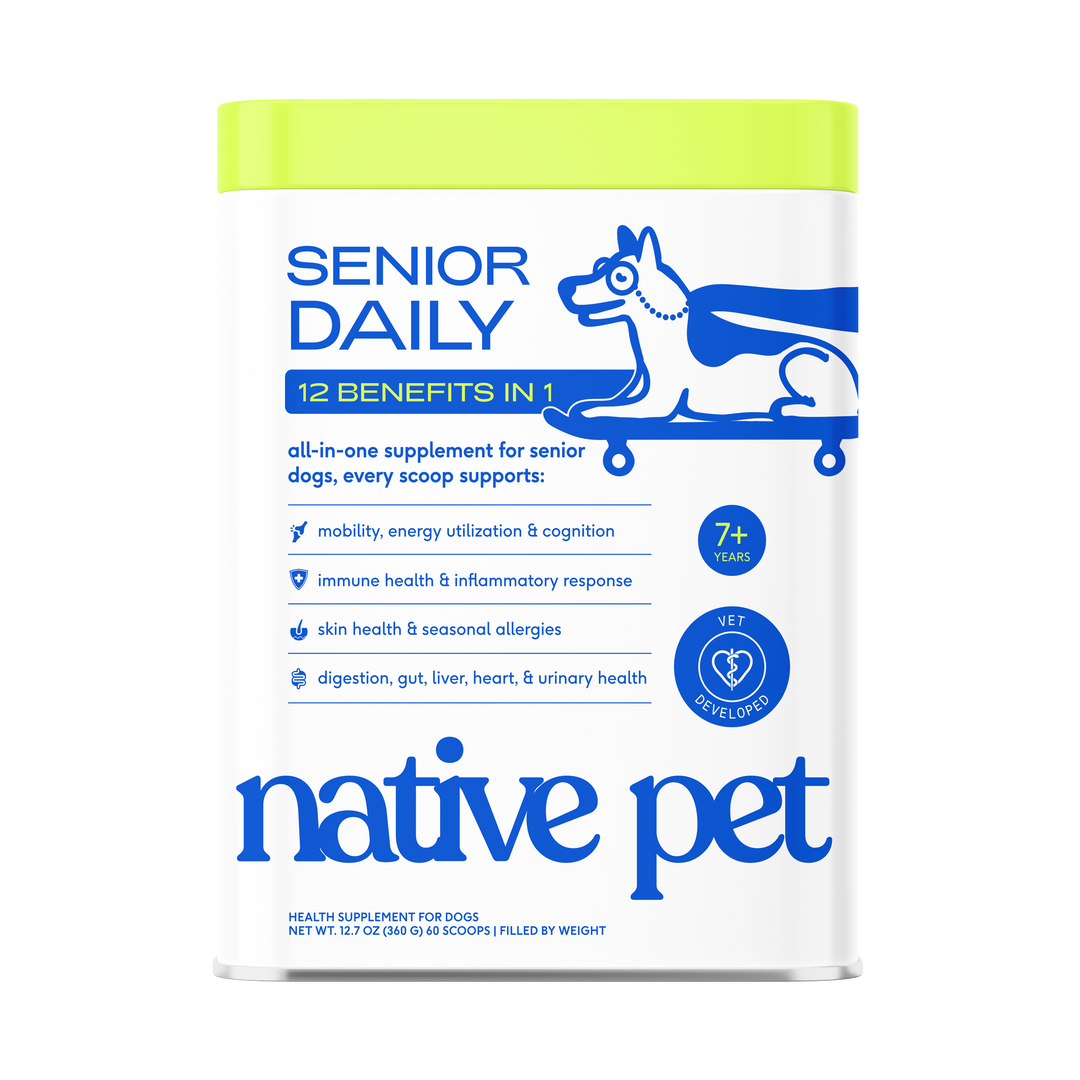 Senior Daily 12-in-1 Multivitamin Powder Supplement for Dogs