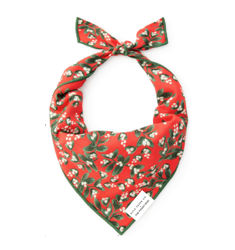 Rifle Paper Co. x TFD Mistletoe Bandana