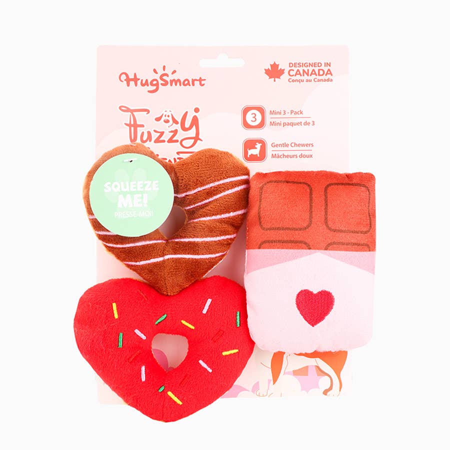 Donuts and  Chocolate - Dog Toy Set