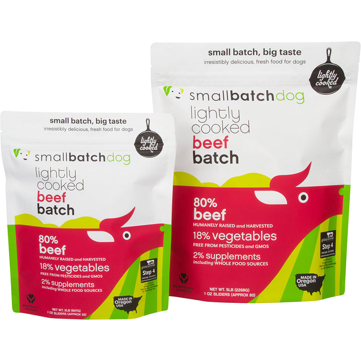 SmallBatch Frozen Lightly Cooked Patties for Dogs
