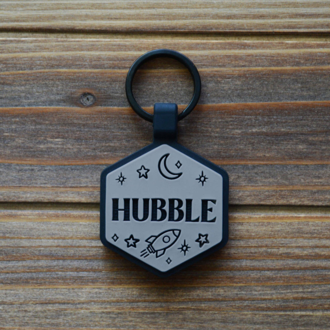 Space Cadet Silicone Dog ID Tag