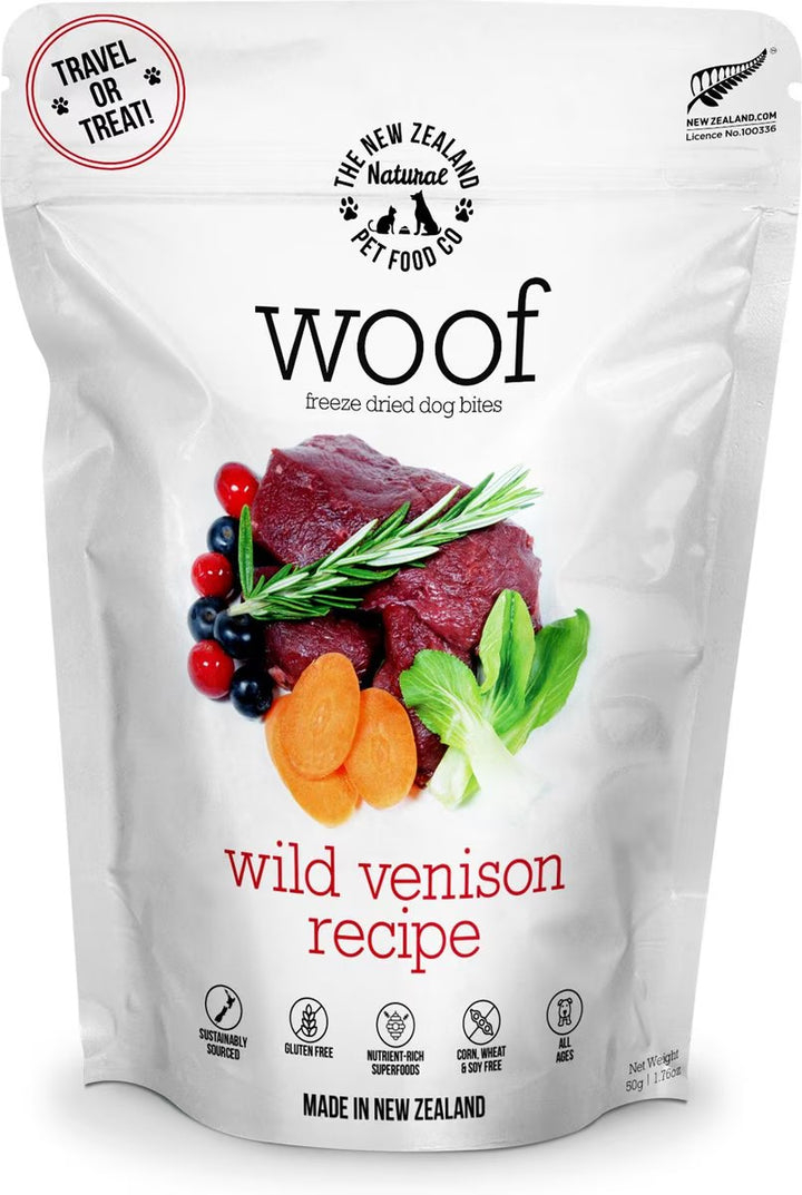 WOOF Freeze-Dried Dog Food - Wild Venison Recipe