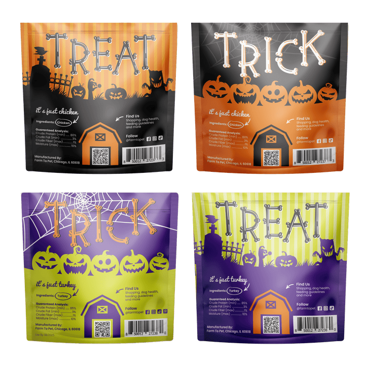 Halloween Chicken & Turkey Treats for Dogs & Cats