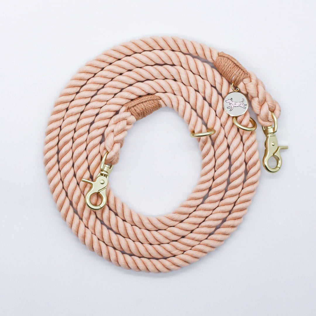 Champagne Quartz Hands-Free Rope Leash