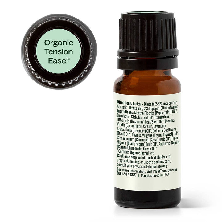 Organic Tension Ease™ Essential Oil Blend 10 ml