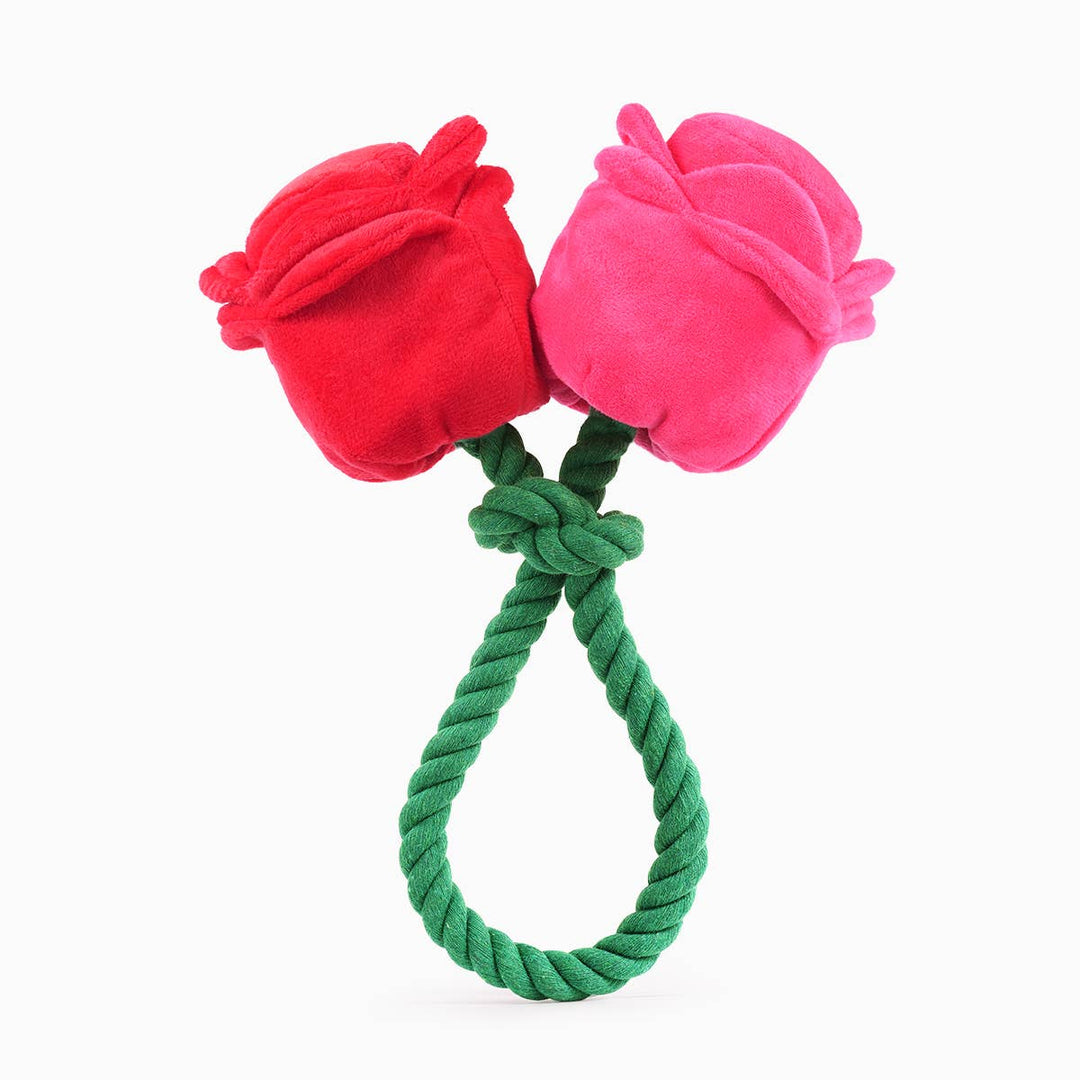 V-Day Rose - Dog Rope Toy
