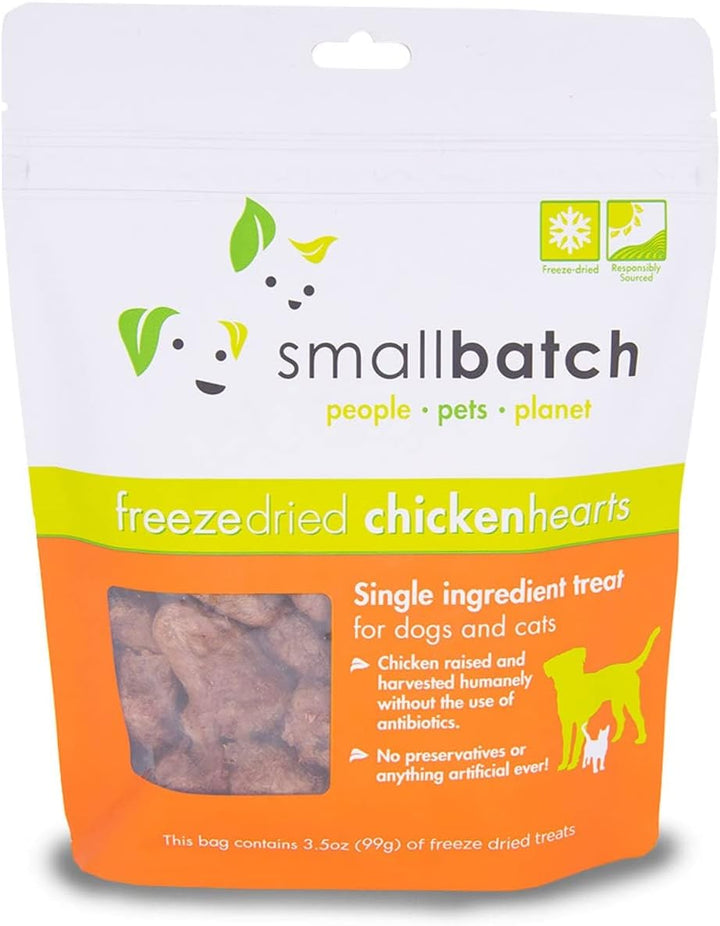 Freeze-Dried Chicken Hearts