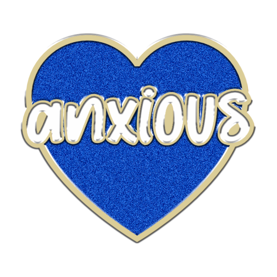 Blue Anxious Heart