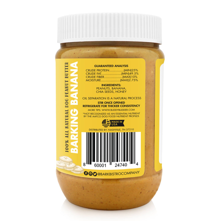 Dog Peanut Butter - Buddy Budder (17 oz Jar)