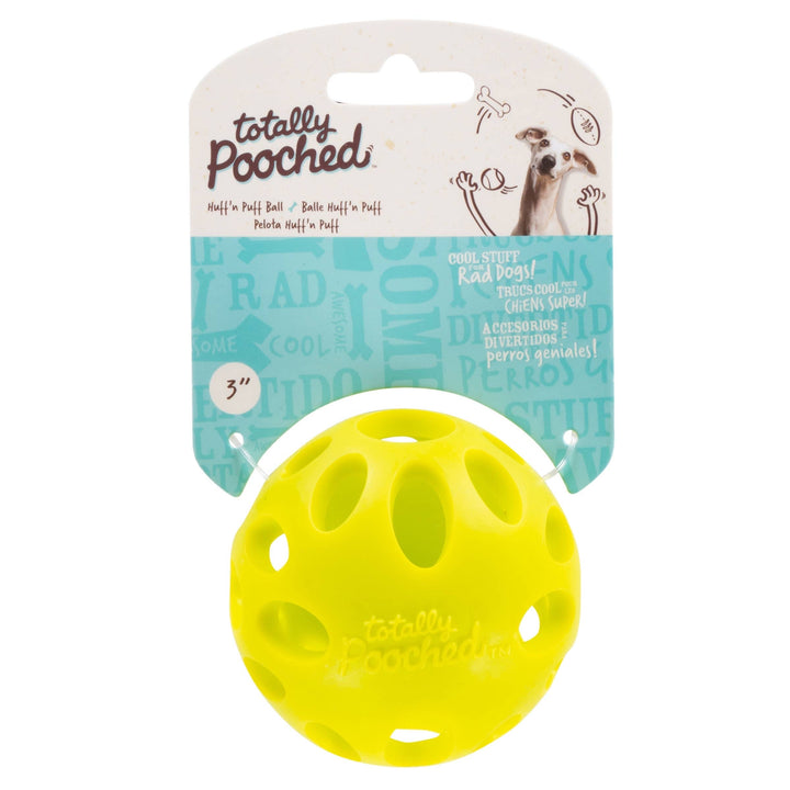 Totally Pooched Huff'n Puff Ball Rubber