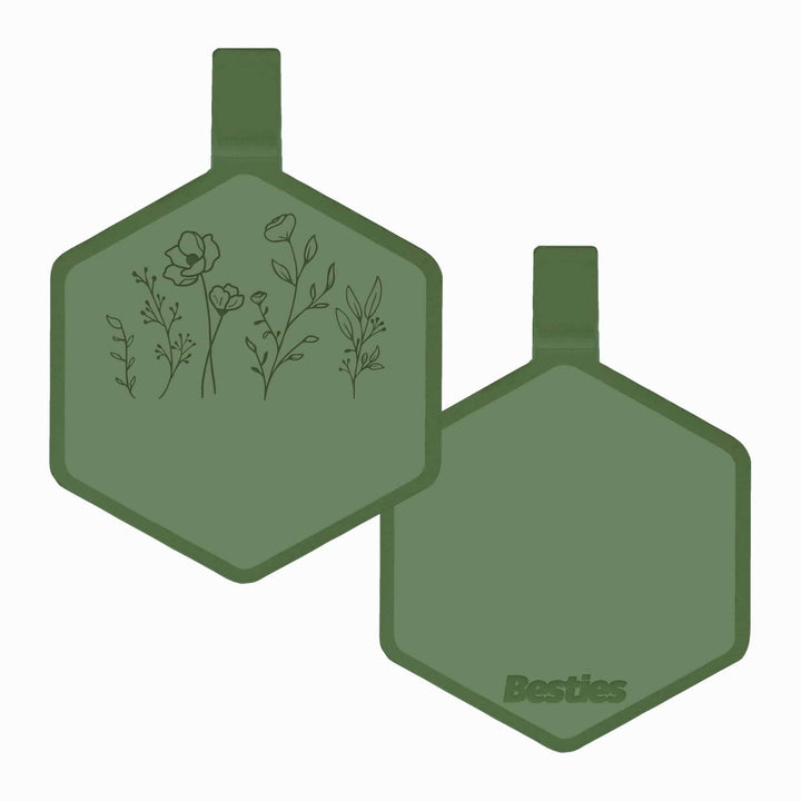 Wildflowers Silicone ID Tag