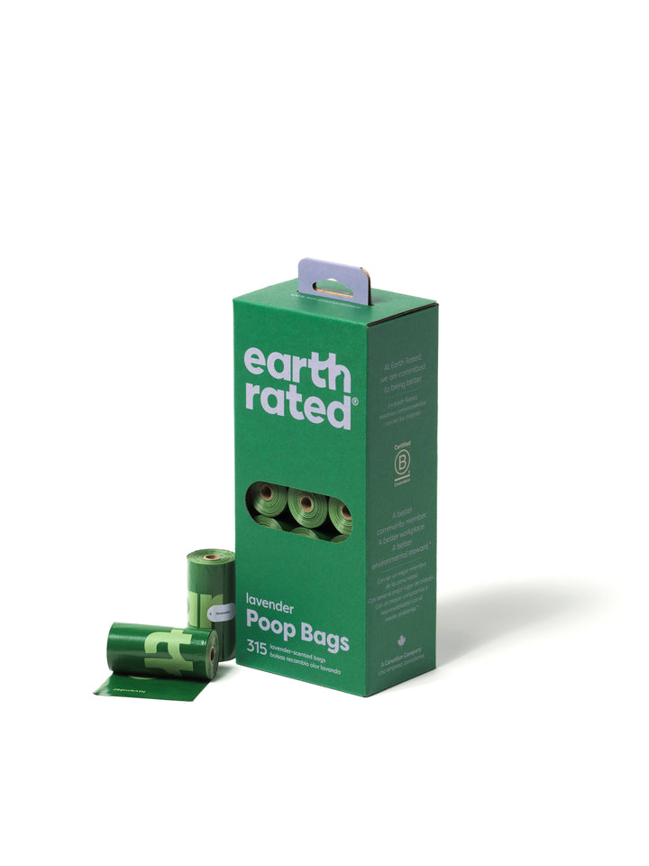 Lavender Poop Bags (315 ct, 21 Refill Rolls)