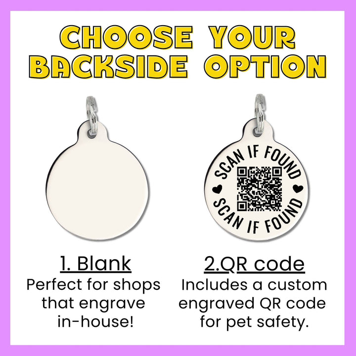 Cute but Dumb AF - QR Code ID Tag