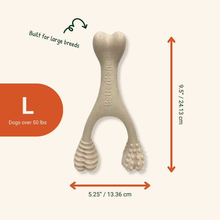 BetterBone Wishbone Plant Based Chew Toy