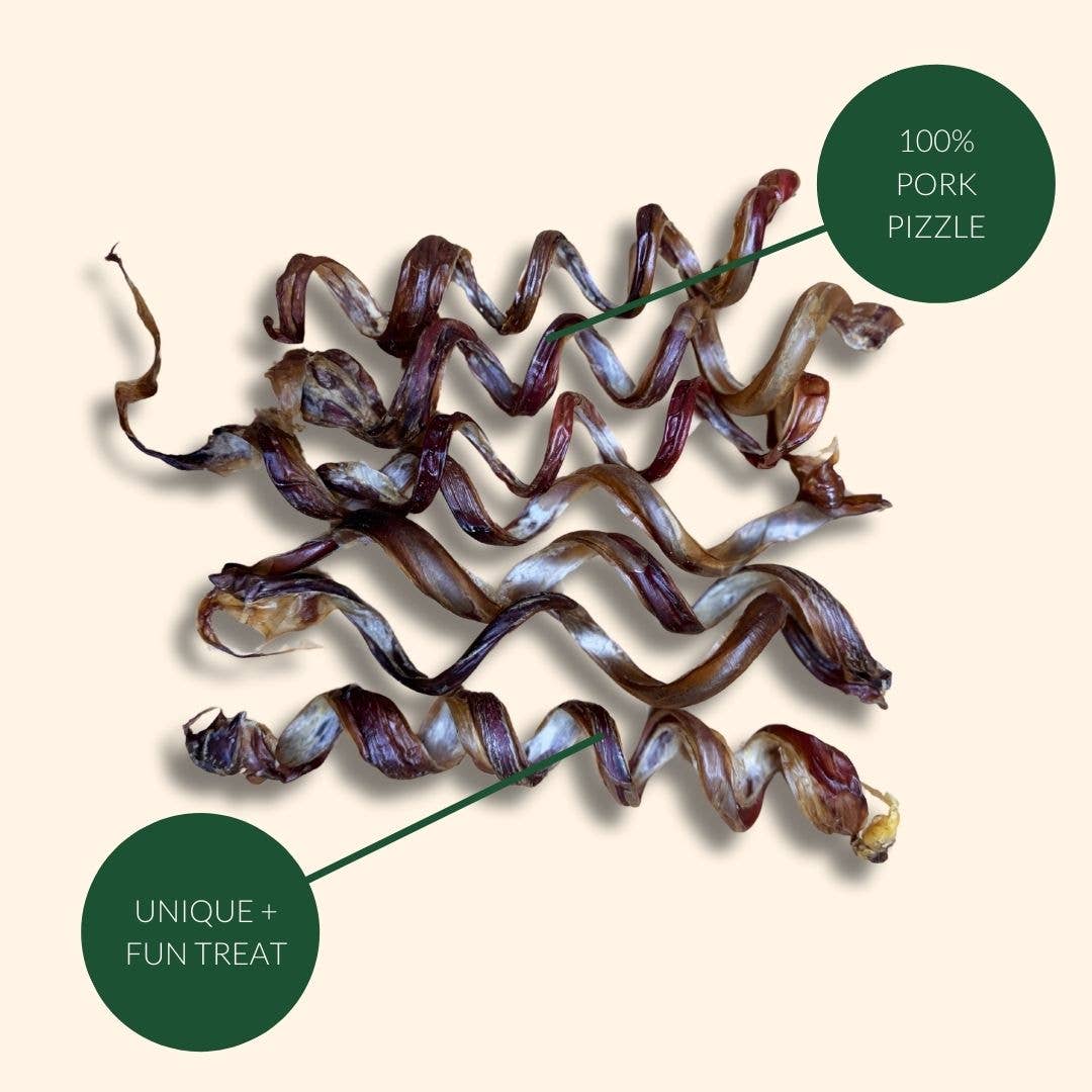 Pork Pizzle Spiral 10 Pk