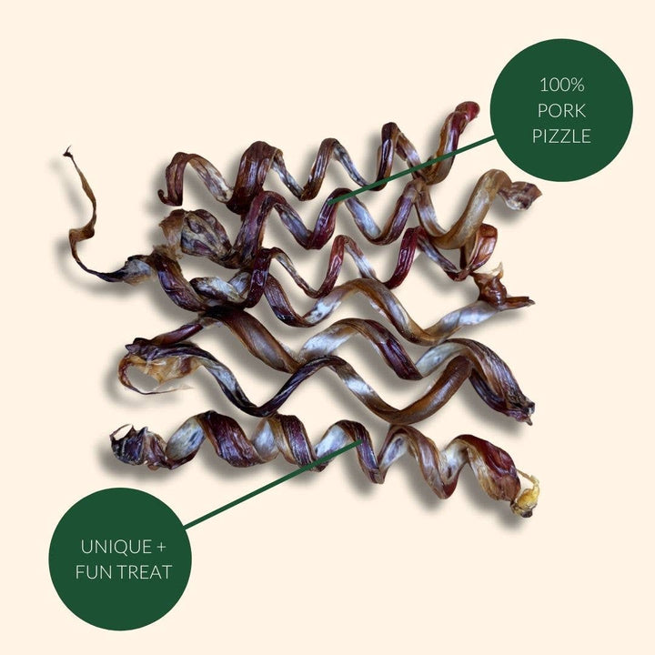 Pork Pizzle Spiral 10 Pk