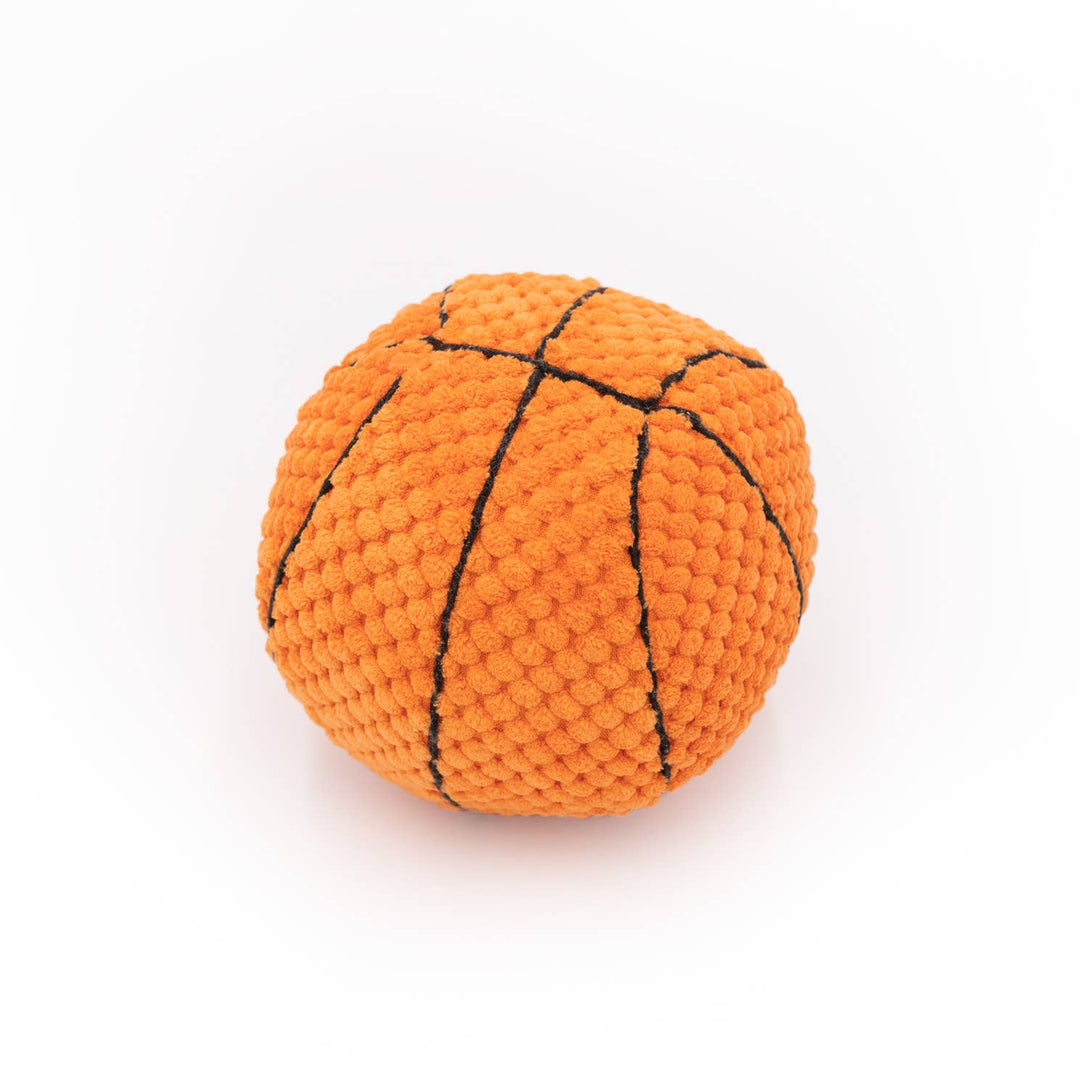 SportsBallz - Basketball - Plush Dog Toy