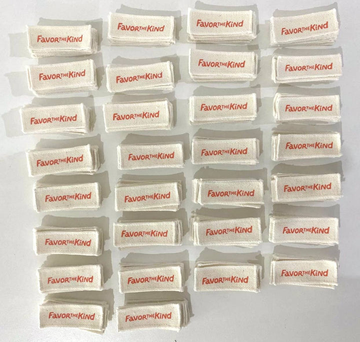 Custom Labels - Cotton Canvas in Color
