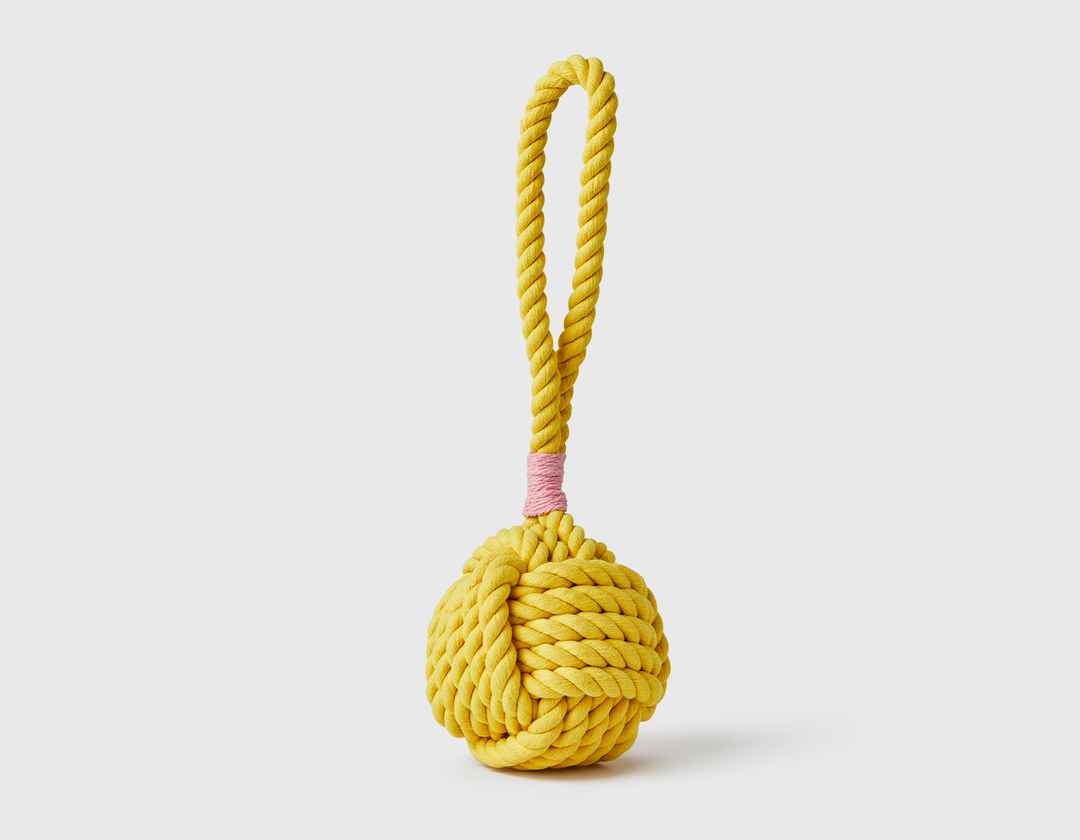 Celtic Knot 5" Yellow Rope Toy