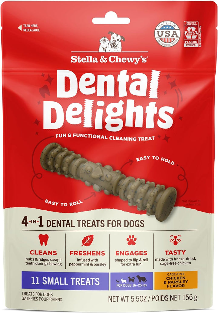 Stella and Chewy's Dental Delights - 4 in One Dental Treats for Dogs