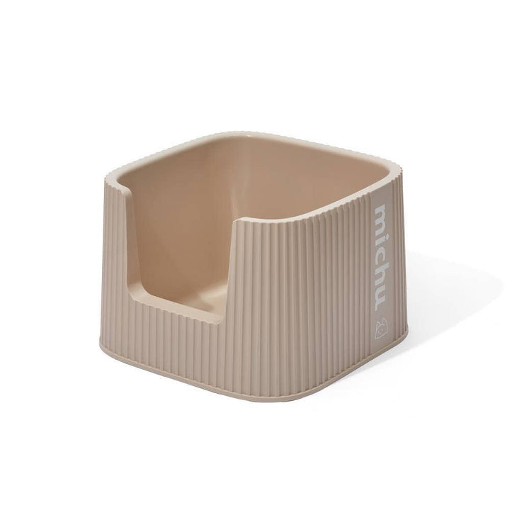 Michu XXL Container Cat Litter Box with Scoop, Coral or BoBa