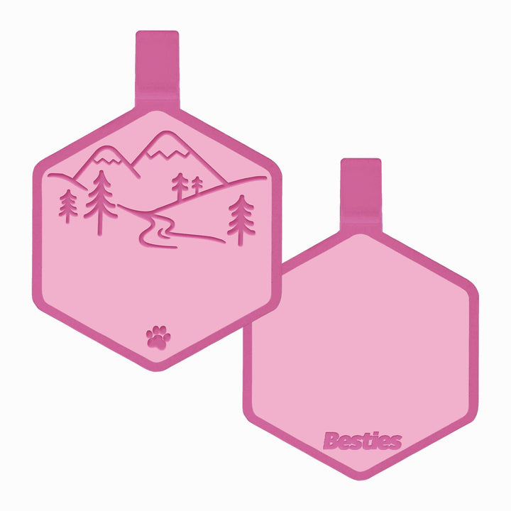 Mountain Adventure Silicone Dog ID Tag