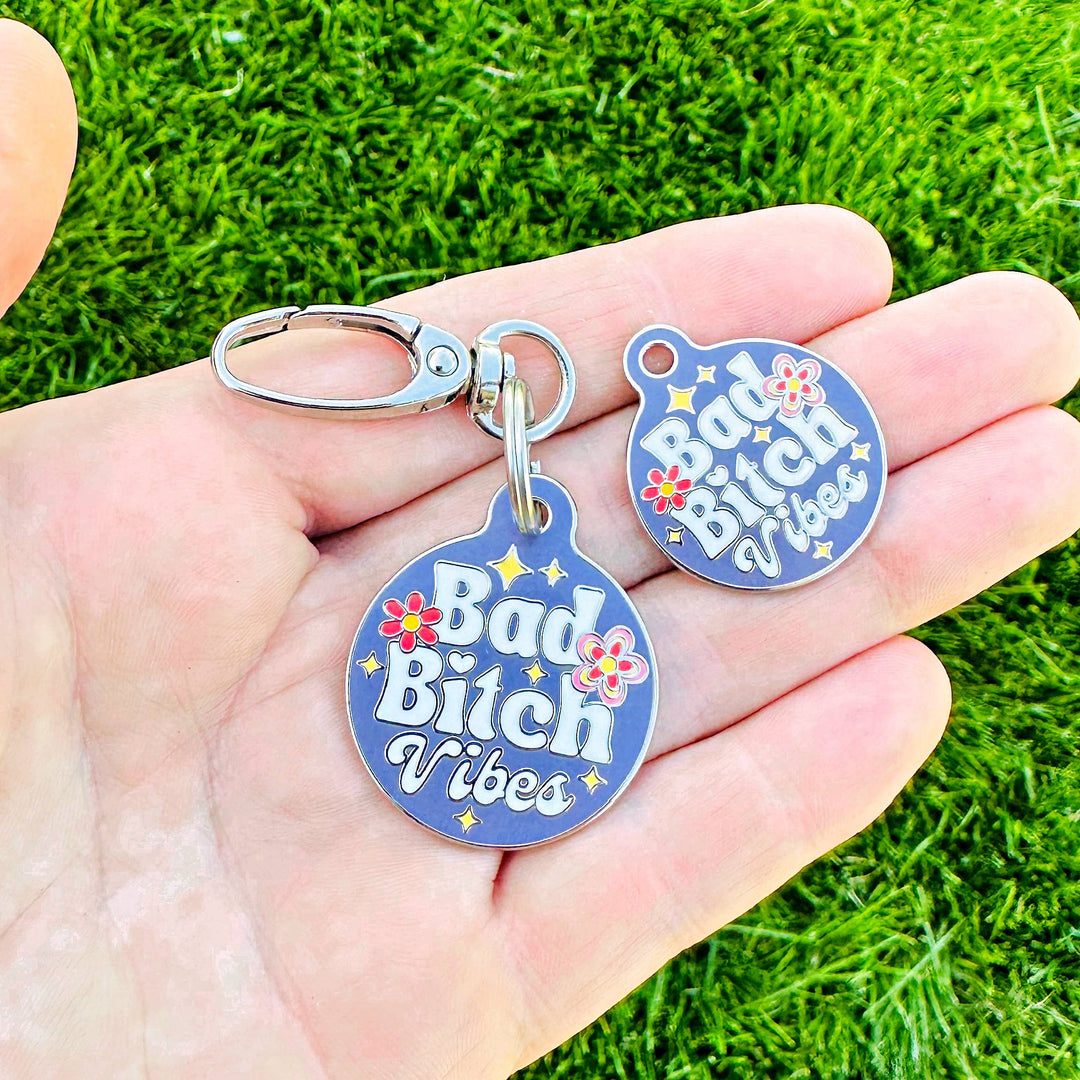 Bad Bitch Vibes - QR Code ID Tag