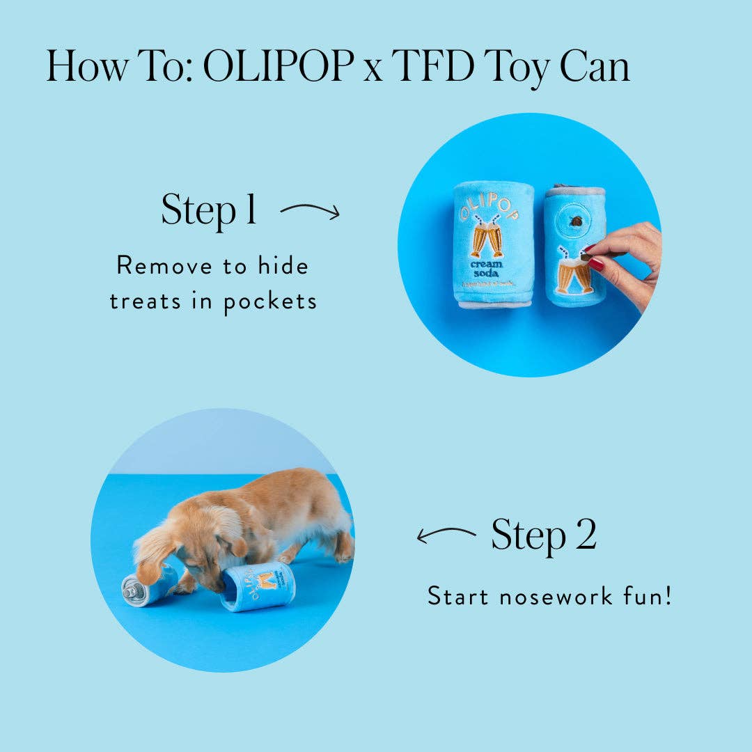 OLIPOP x TFD Classic Grape Interactive Snuffle Dog Toy