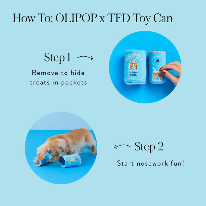 OLIPOP x TFD Classic Grape Interactive Snuffle Dog Toy