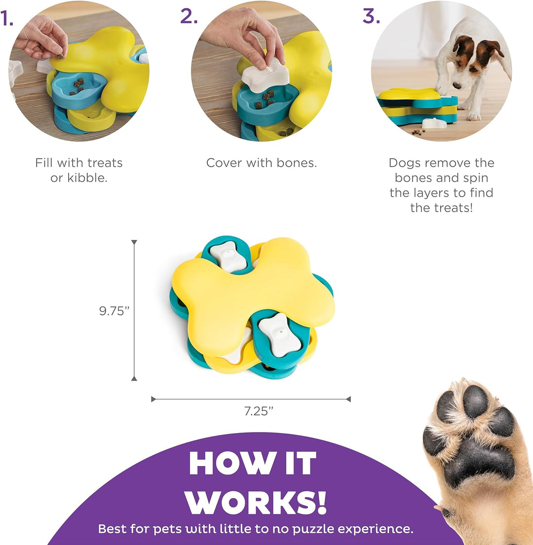 Dog Tornado Interactive Treat Puzzle Dog Toy