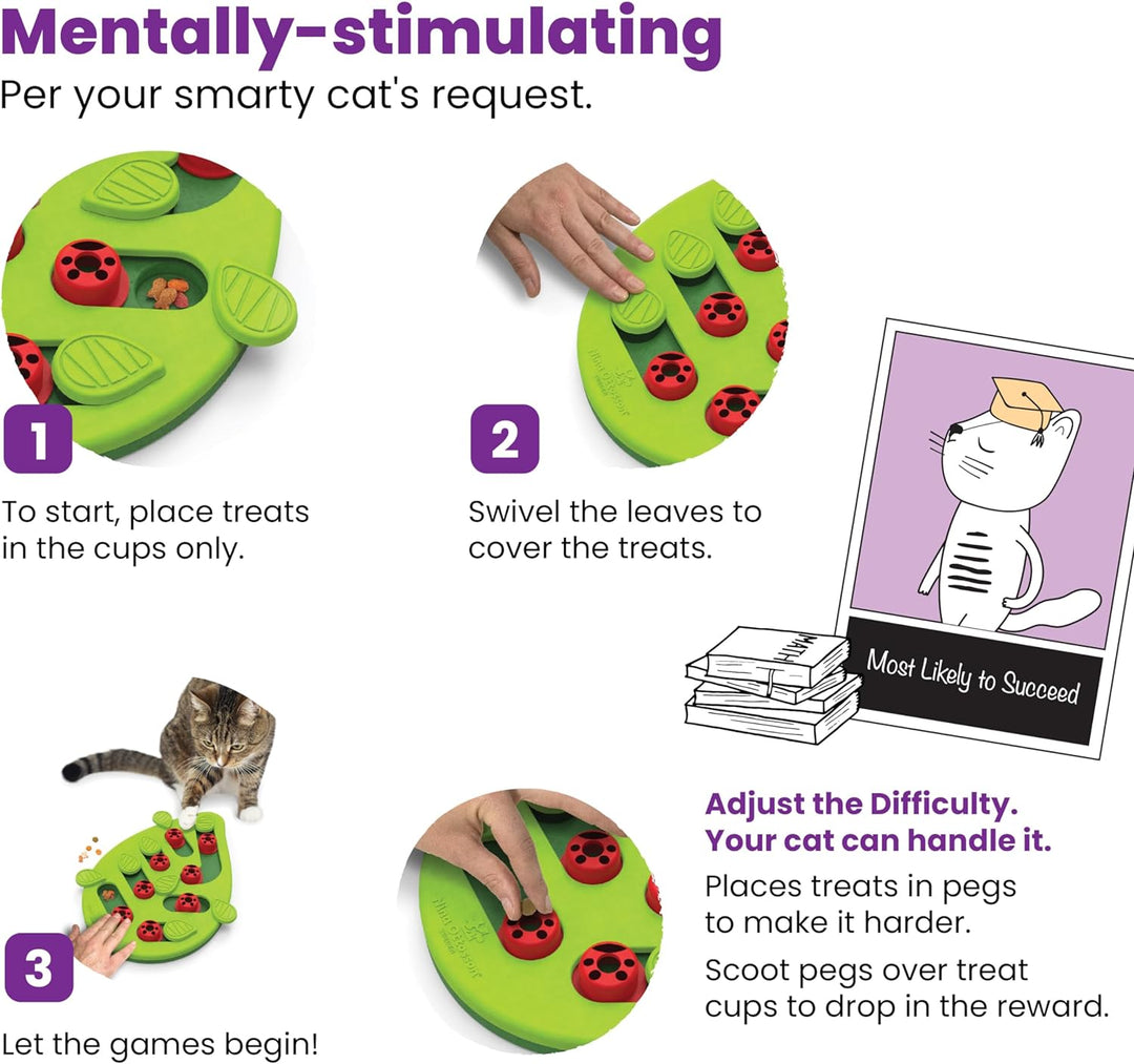 Catstages Buggin' Out Puzzle & Play - Interactive Cat Treat Puzzle