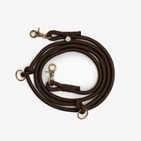 'Brown' - Hands Free Dog Braided Rope Leash