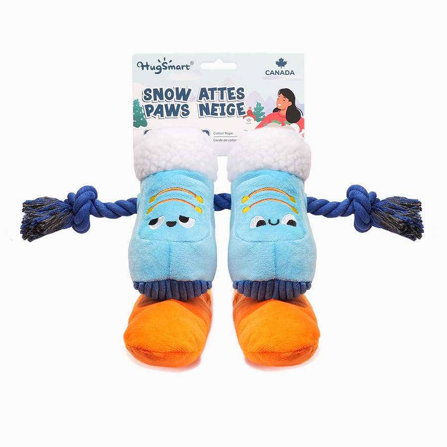 HugSmart Pet - Snow Paws | Skiing Boots - Dog Rope Toys