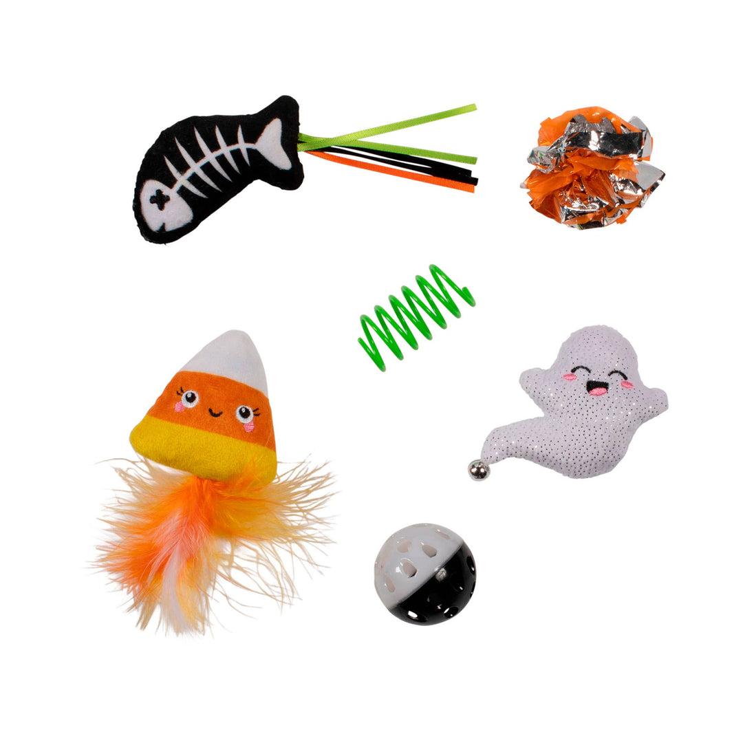 SWEET TREATS SPOOKY FEATS CAT SET OF 6