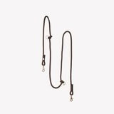 'Brown' - Hands Free Dog Braided Rope Leash