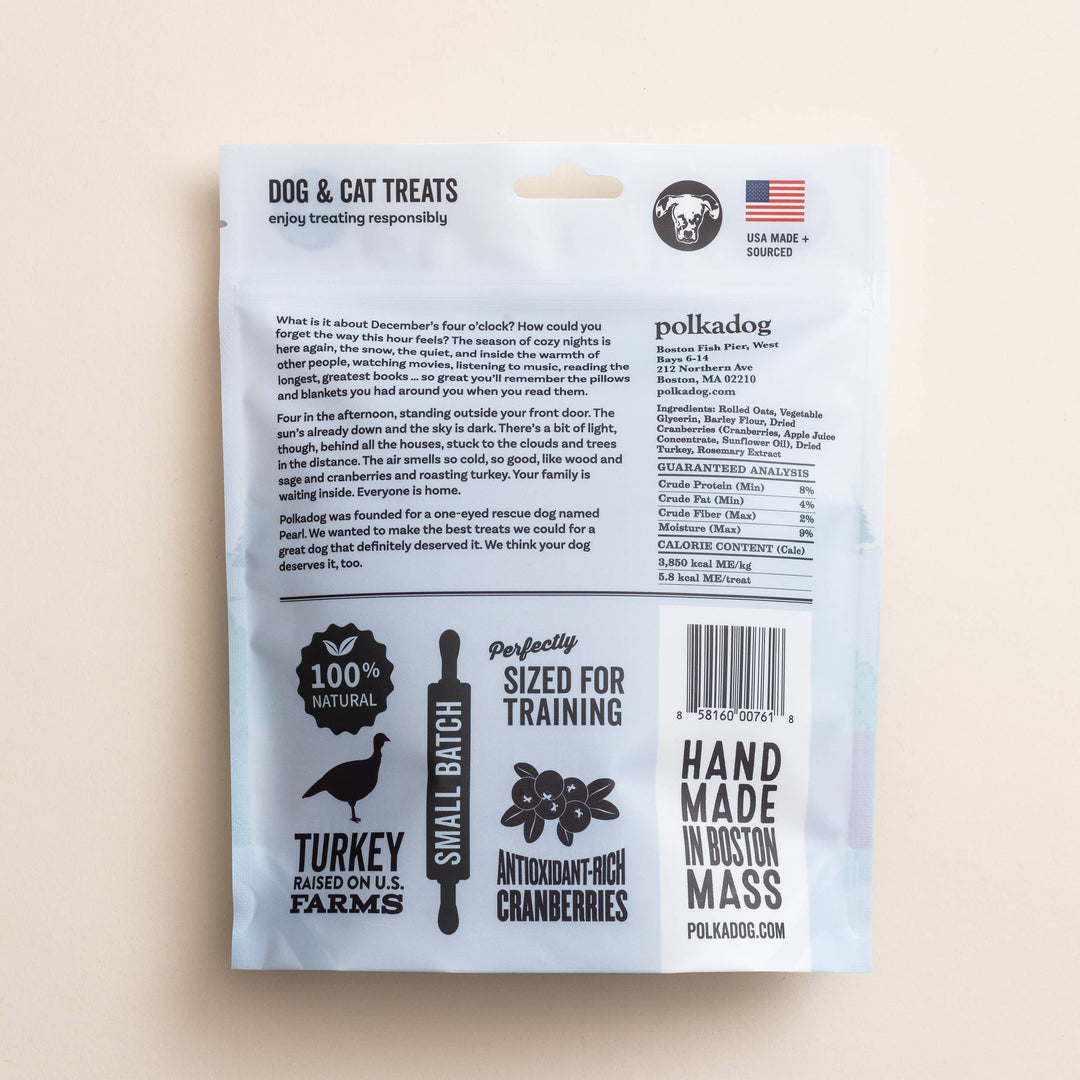 Holiday Pouch: Seasons Eatings (Turkey & Cranberry) - 10oz