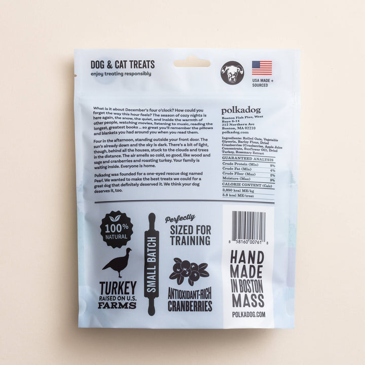 Holiday Pouch: Seasons Eatings (Turkey & Cranberry) - 10oz