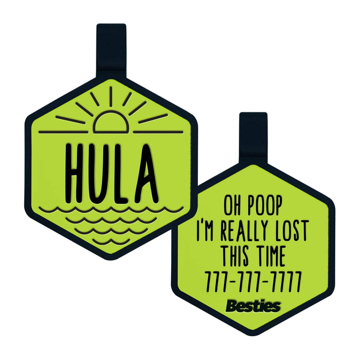 Salt and Sun Silicone Dog ID Tag