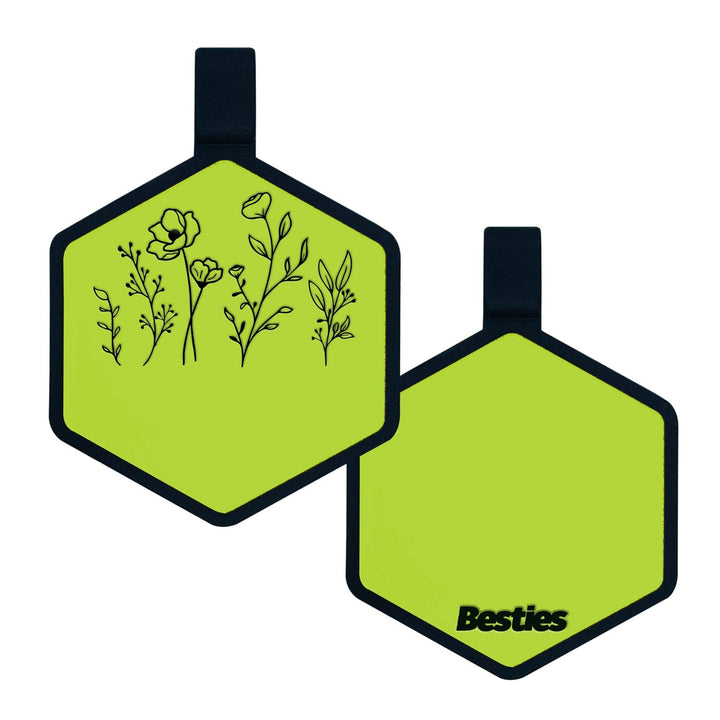 Wildflowers Silicone ID Tag